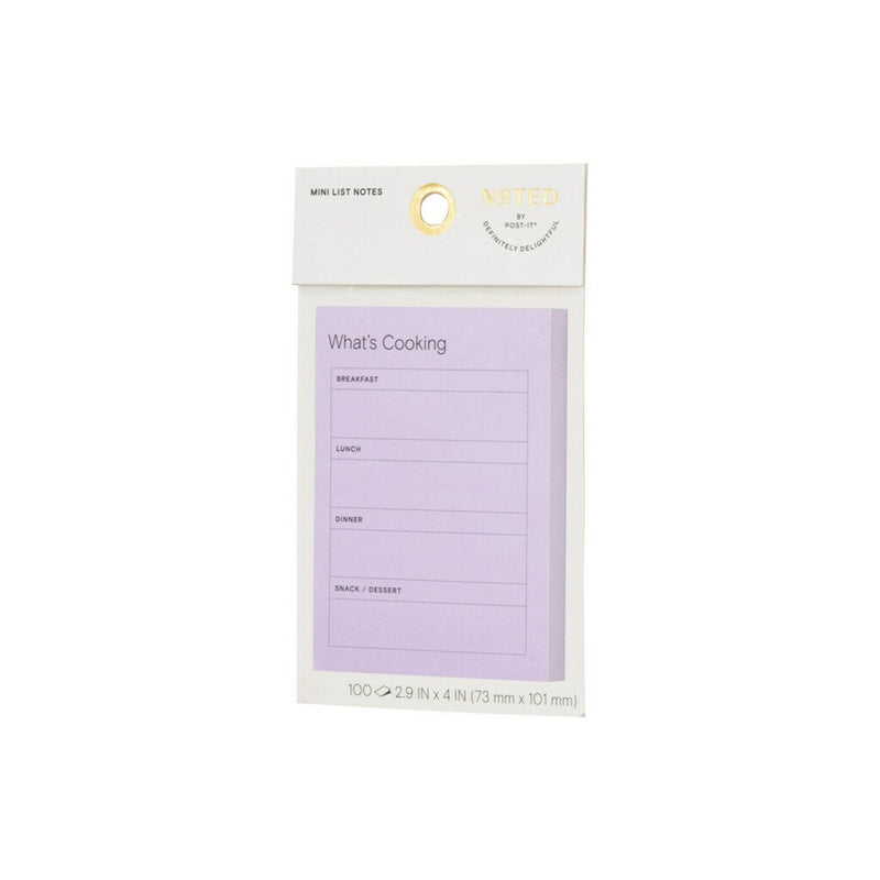 Post-it 3"x4" Notes What's Cooking