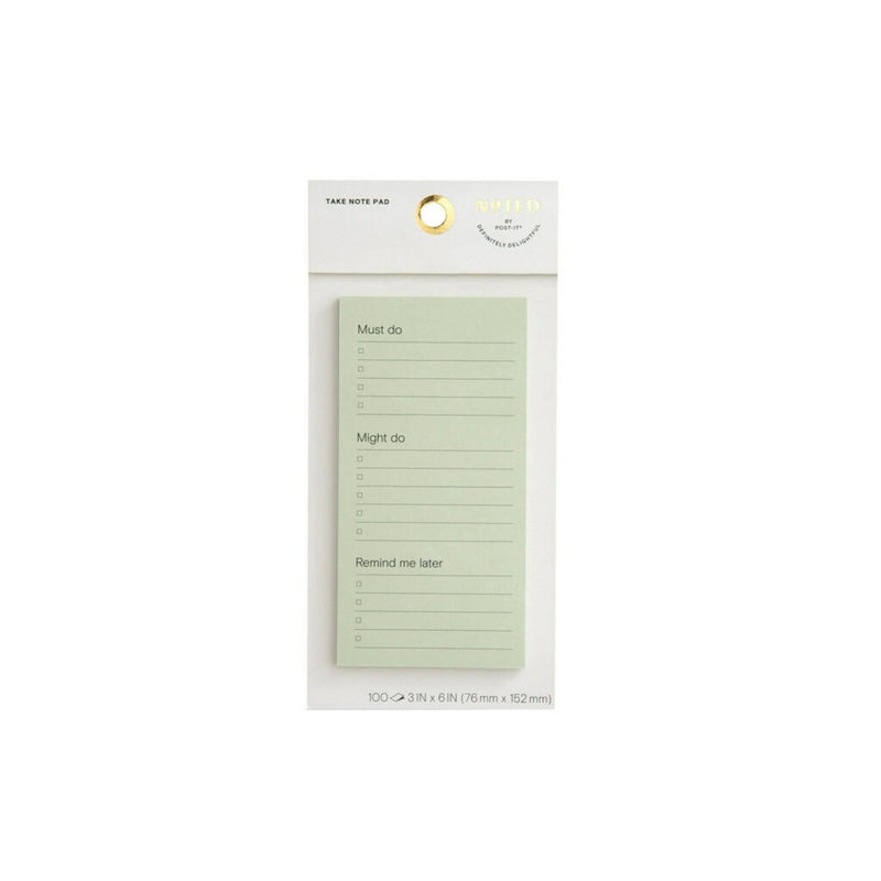 Post-it 3"x6" List Notes - Green