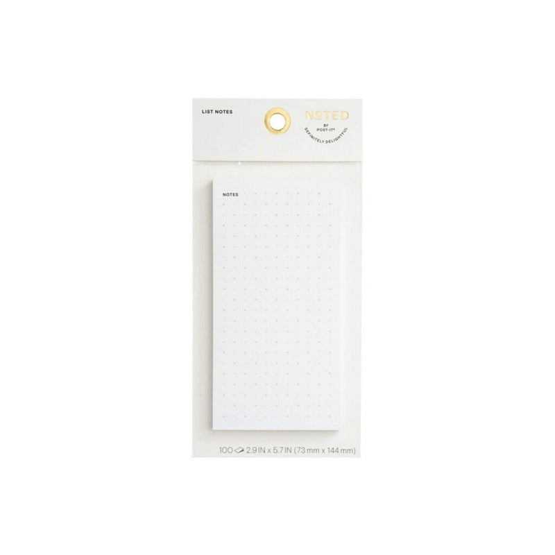 Post-it 3"x6" List Notes - White