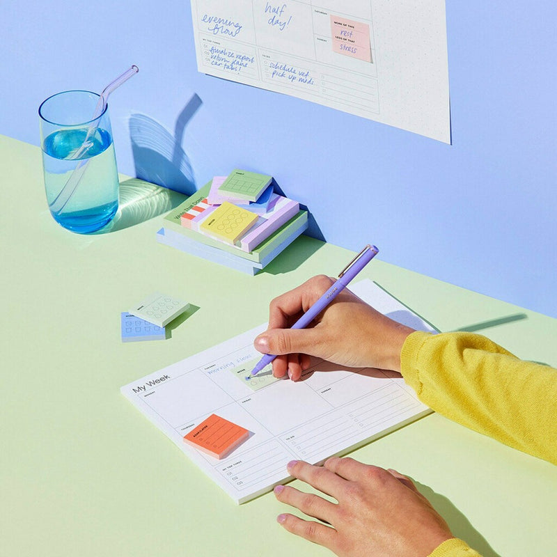 Post-it 10"x8" Note Weekly Planner