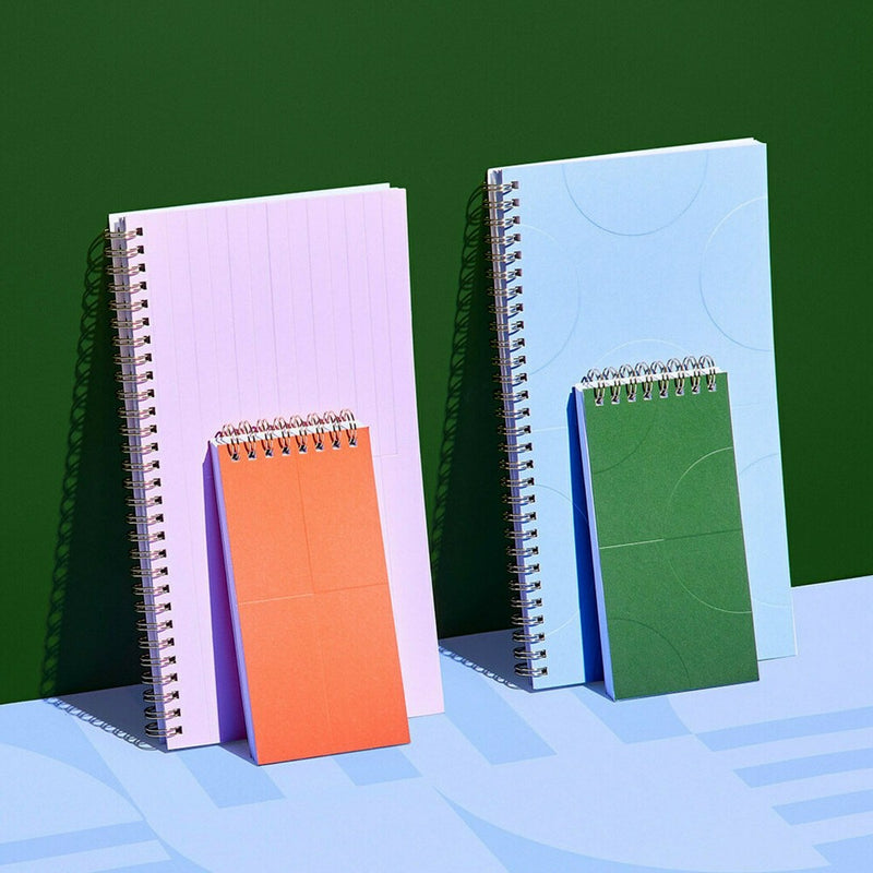 Post-it 2pk Spiral Notebook Set - Red & Lilac