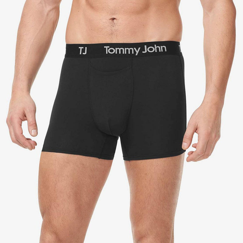 TJ | Tommy John™ Men's 4" Boxer Briefs 2pk - Black/Dress Blue XL