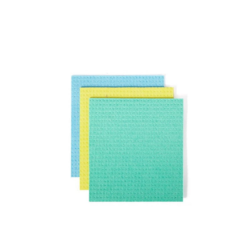 Full Circle Squeeze Cellulose Sponge Cloths - 3ct