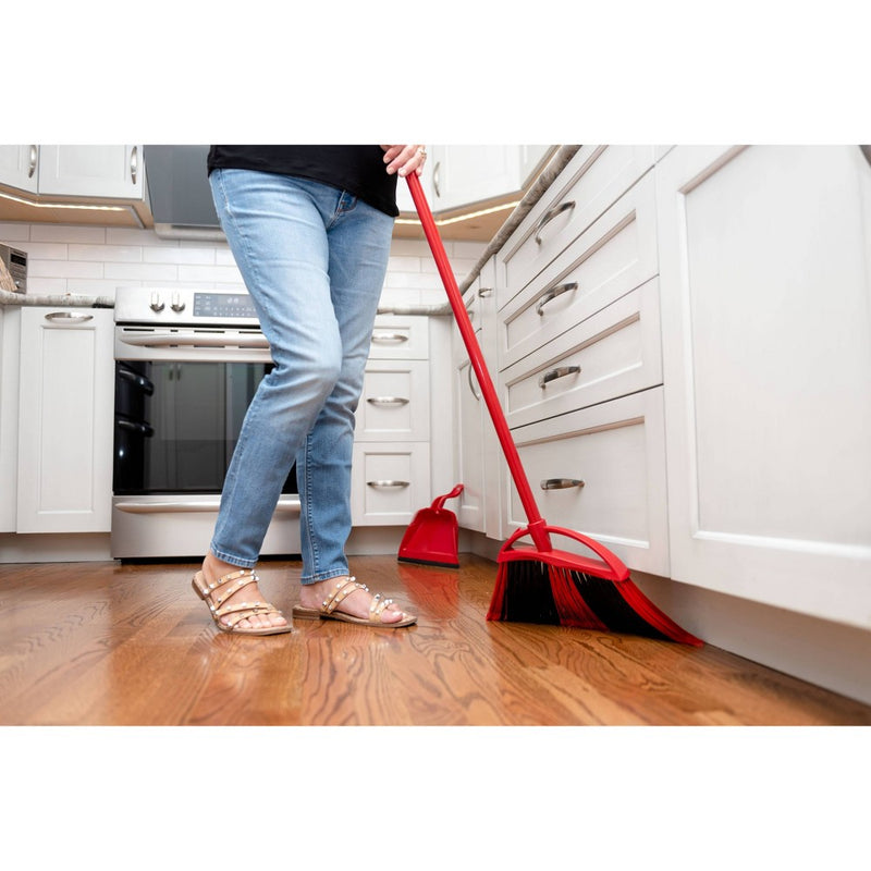 O-Cedar PowerCorner One Sweep Assembled Broom with Step-On Dustpan (LOCAL PICKUP ONLY)