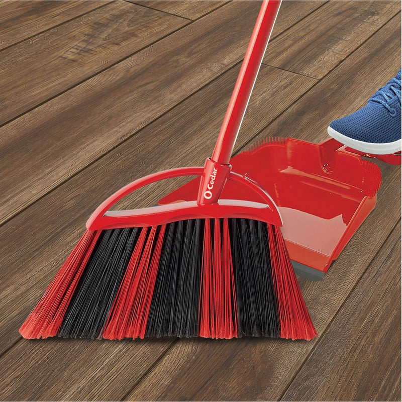 O-Cedar PowerCorner One Sweep Assembled Broom with Step-On Dustpan (LOCAL PICKUP ONLY)