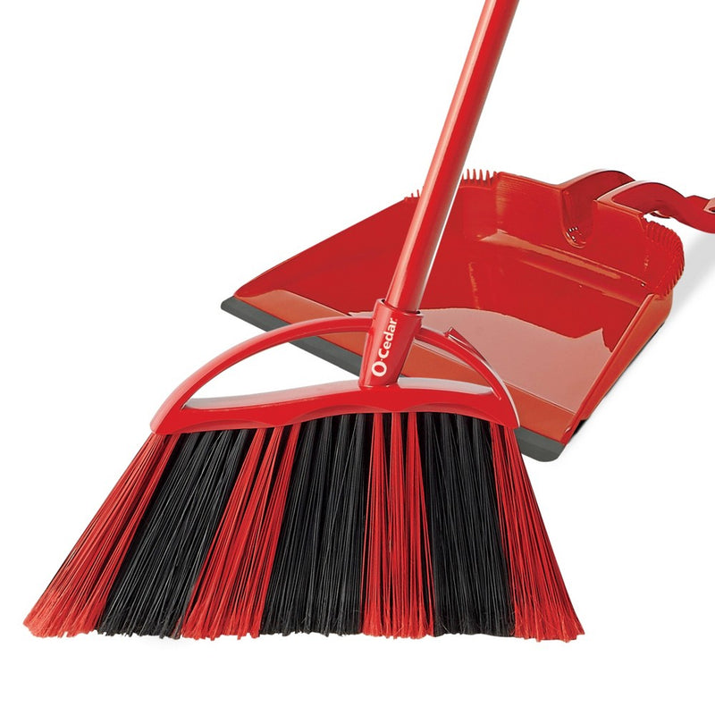 O-Cedar PowerCorner One Sweep Assembled Broom with Step-On Dustpan (LOCAL PICKUP ONLY)