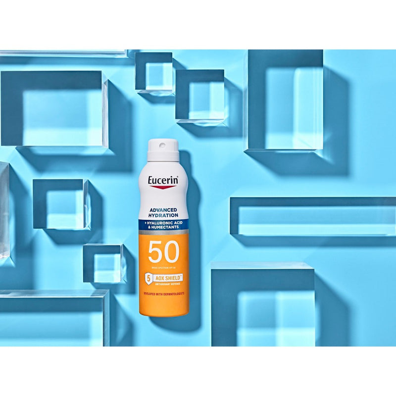 Eucerin Advanced Hydration Sunscreen Spray - SPF 50 - 6oz