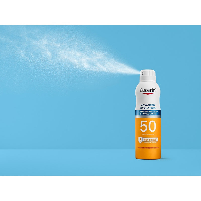 Eucerin Advanced Hydration Sunscreen Spray - SPF 50 - 6oz