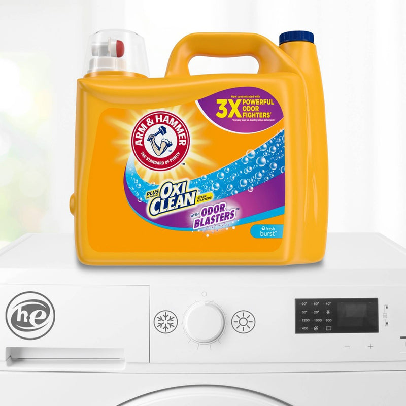 Arm & Hammer Plus OxiClean Odor Blasters Liquid Laundry Detergent  - 201.6 fl oz