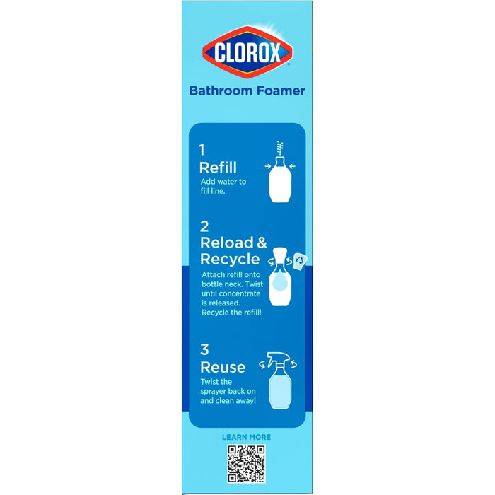 Clorox Refillable Concentrate Spray - Bathroom Foamer Starter Kit - 1.13 fl oz