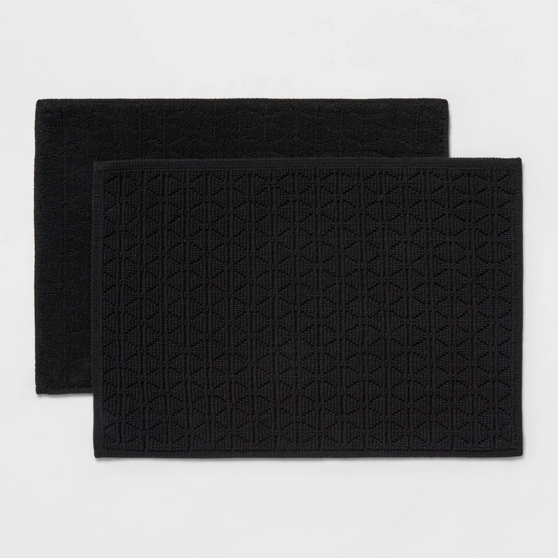 2pc Boho Rug Set Black - Threshold™