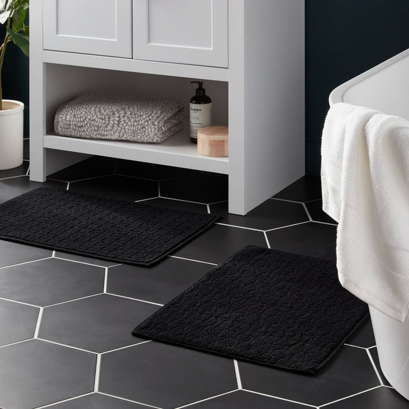 2pc Boho Rug Set Black - Threshold™