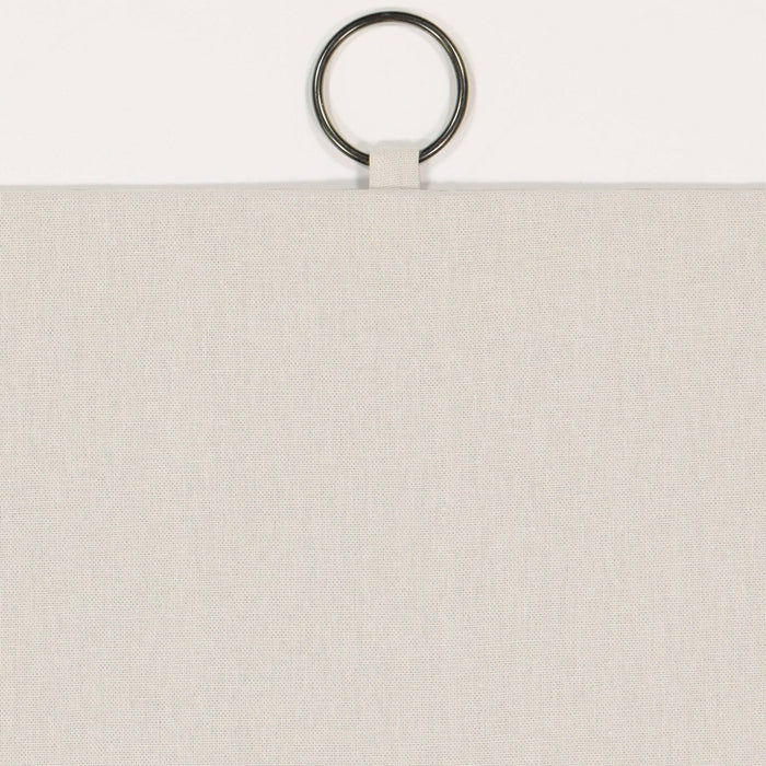 1pc 50"x63" Light Filtering Drop Cloth Window Curtain Panel Off White - Mercantile