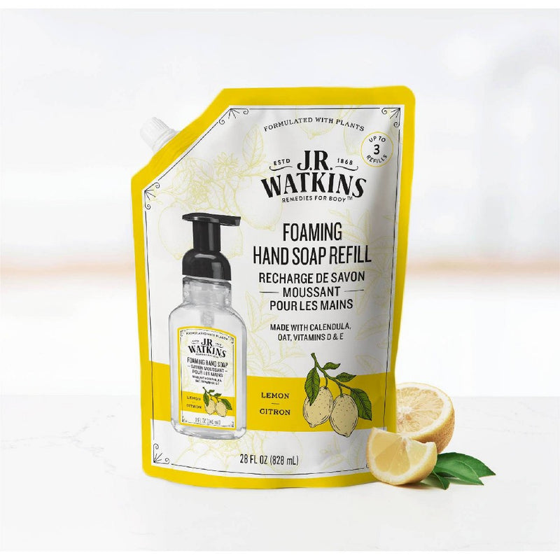 J.R. Watkins Lemon Foaming Hand Soap Refill - 28 fl oz