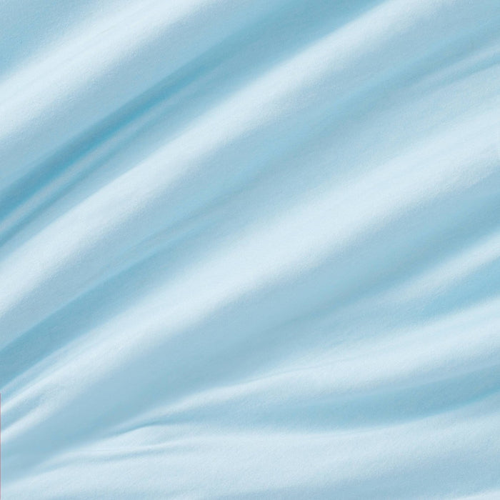 Polyester Rayon Fitted Crib Sheet - Solid Blue - Cloud Island™