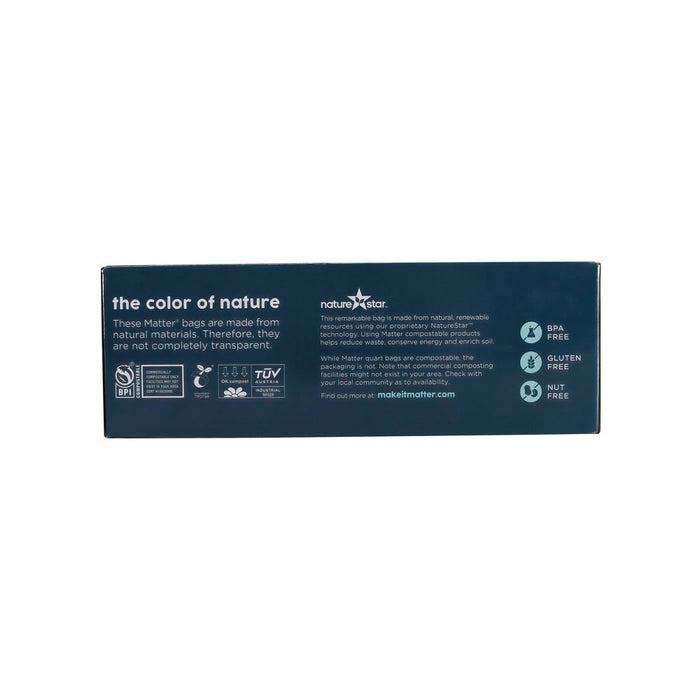 Matter Compostable Quart Bags - 50ct