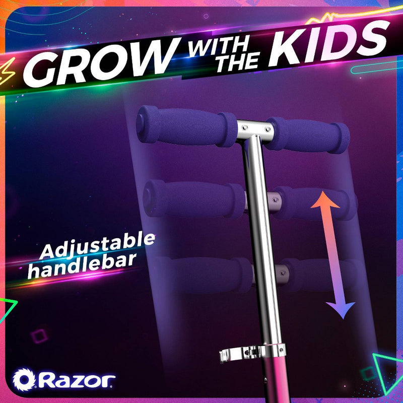 Razor A+ 2 Wheel Scooter with LED Lights - Magenta (LOCAL PICKUP ONLY)