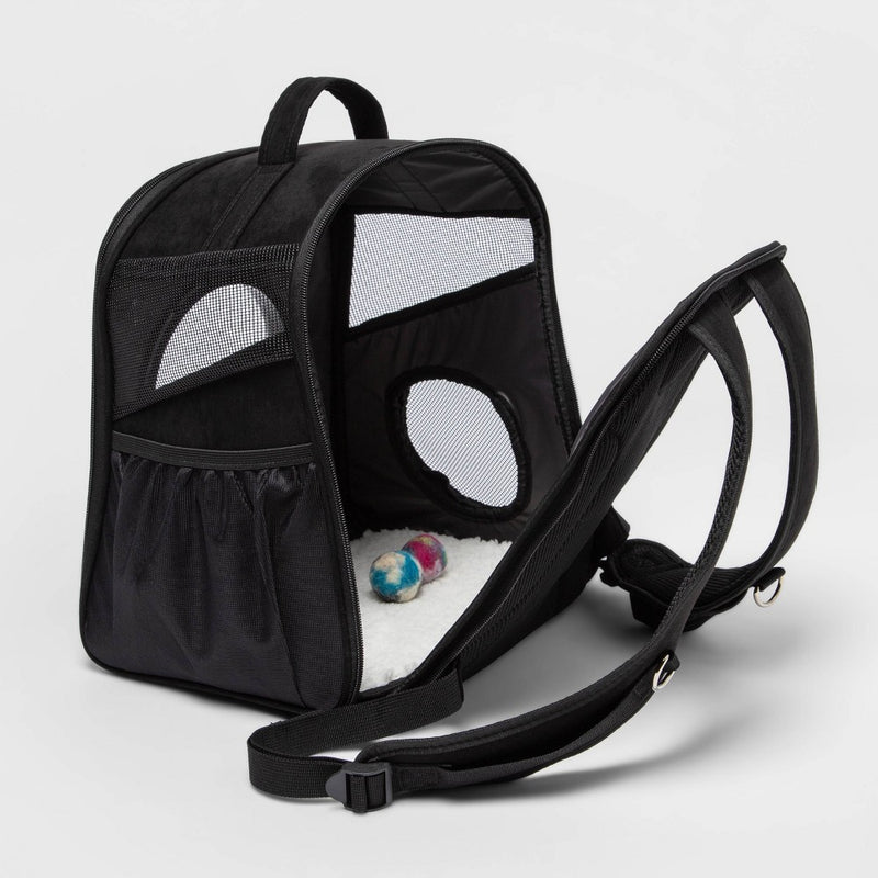 Backpack Cat Carrier - Black - Boots & Barkley™