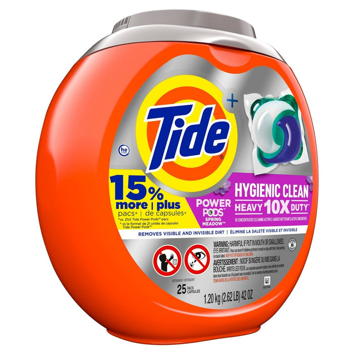 Tide Power Pods Clean Laundry Detergent - Spring Meadow - 42oz/25ct