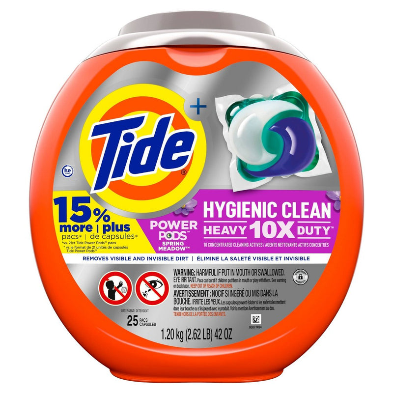 Tide Power Pods Clean Laundry Detergent - Spring Meadow - 42oz/25ct