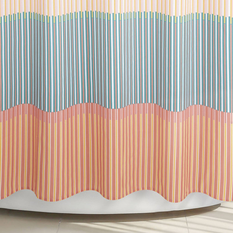Market Stripe Shower Curtain - Allure Home Creations