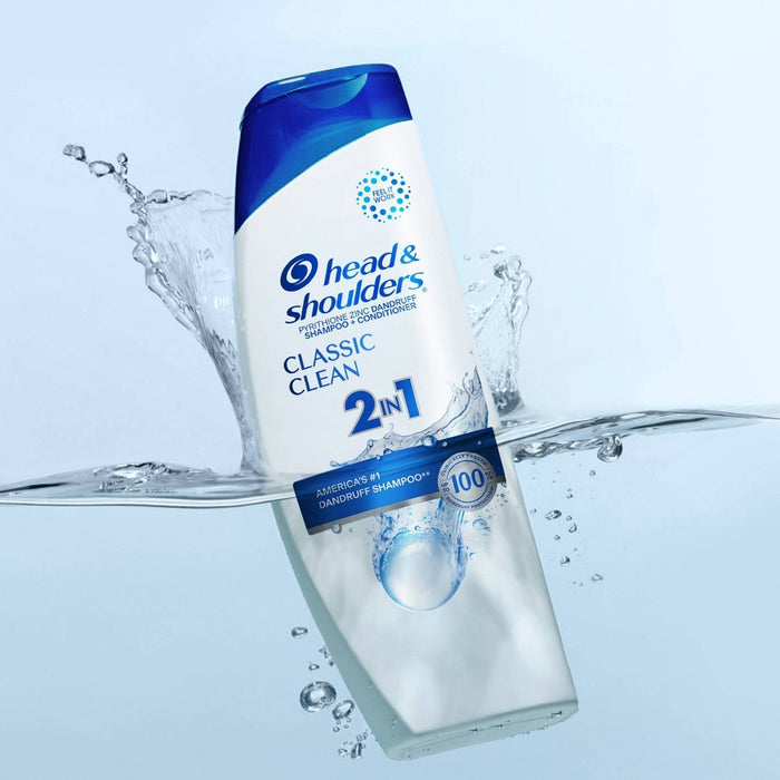 Head & Shoulders Classic Clean Anti-Dandruff 2-in-1 Paraben Free Shampoo and Conditioner - 12.5 fl oz
