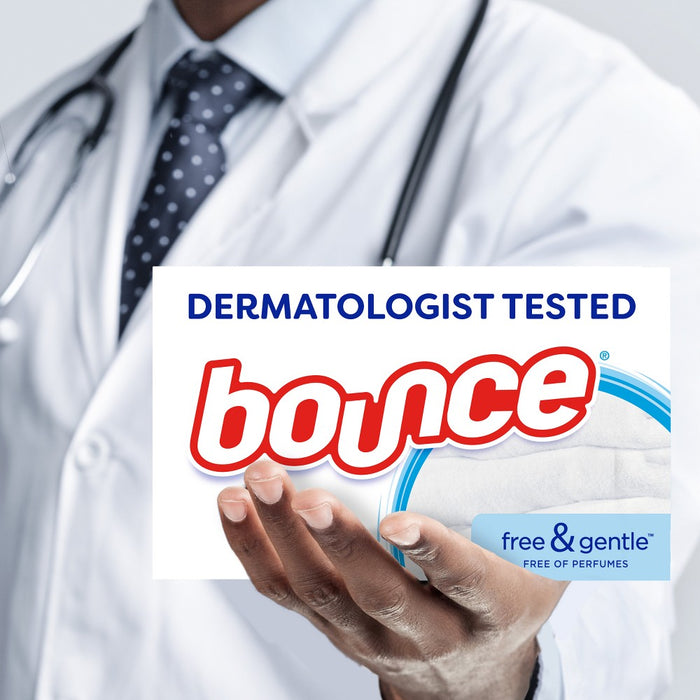 Bounce Fabric Softener Sheets - Free & Gentle - 240ct