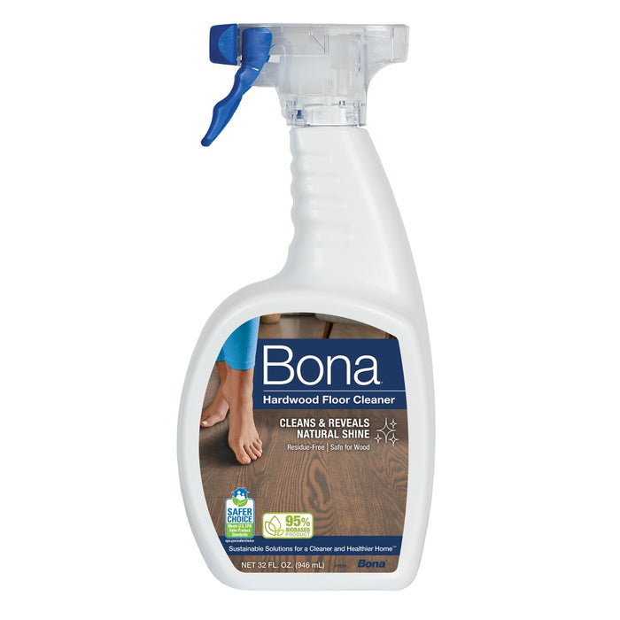 Bona Cleaning Products Wood Cleaner Spray + Mop Multi Purpose Floor Cleaner - Unscented - 32oz