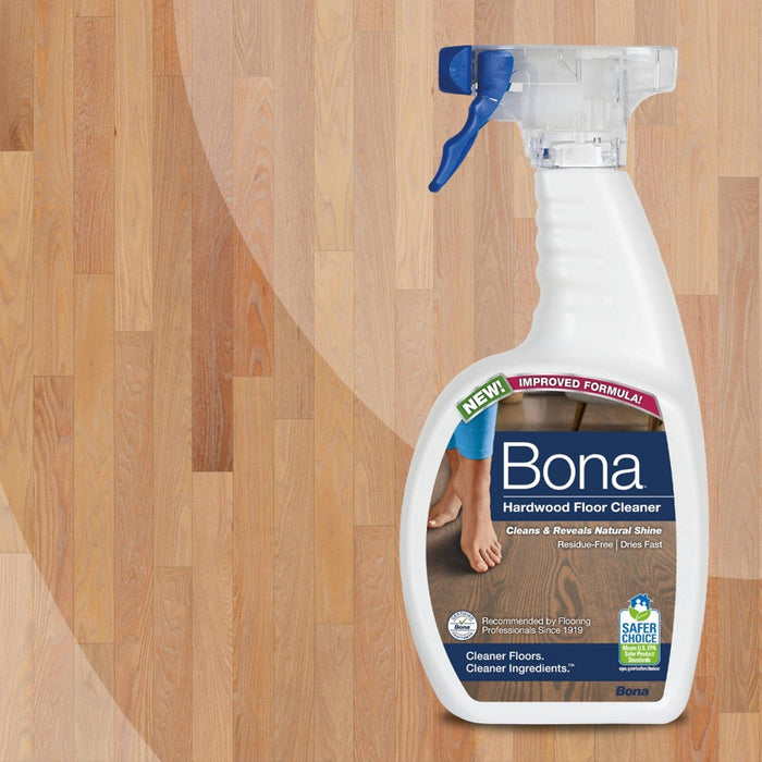 Bona Cleaning Products Wood Cleaner Spray + Mop Multi Purpose Floor Cleaner - Unscented - 32oz