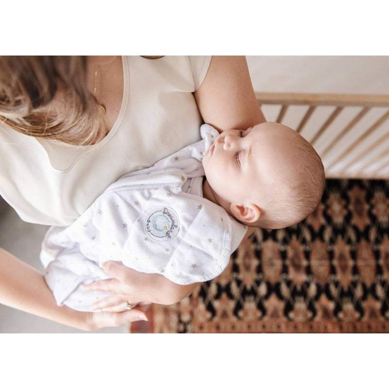 Dreamland Baby Weighted Swaddle Wrap - White