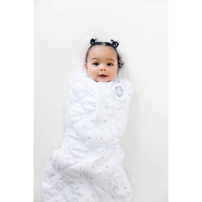 Dreamland Baby Weighted Swaddle Wrap - White