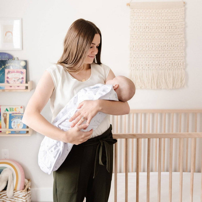 Dreamland Baby Weighted Swaddle Wrap - White