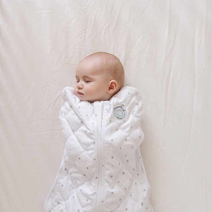 Dreamland Baby Weighted Swaddle Wrap - White