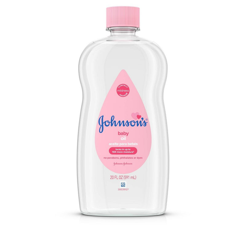 Johnson's Baby Oil Original Mineral - 20oz