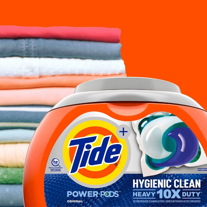 Tide Hygienic Clean Heavy Duty Power Pods Laundry Detergent Pacs - Original - 107oz/63ct