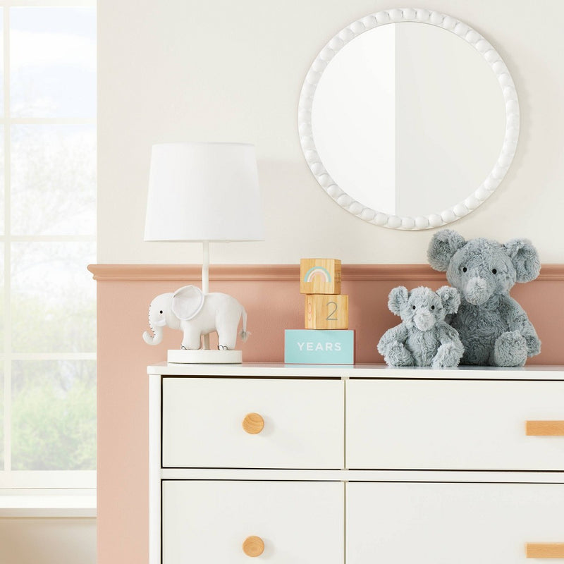 Elephant Plush Animal with Mini Plush - Gray - 2pk - Cloud Island™