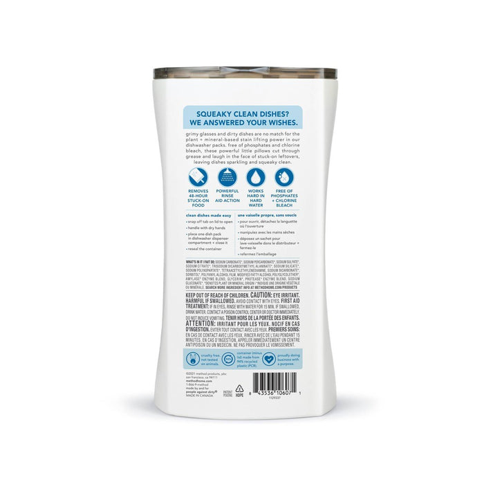 Method Dishwasher Packs Free + Clear - 54ct