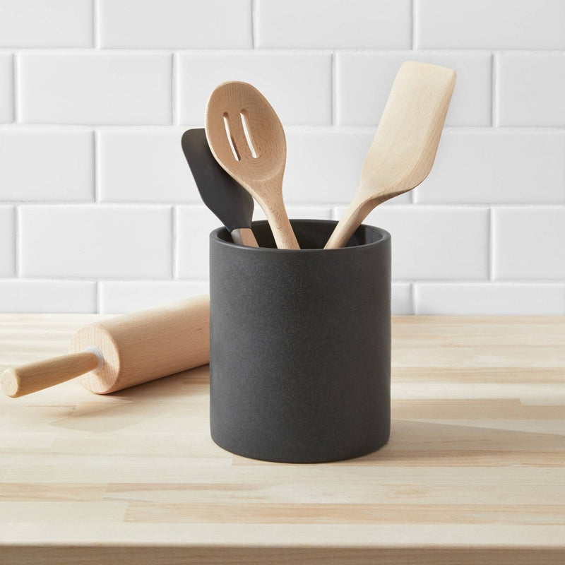 Stoneware Tilley Utensil Holder Black - Project 62™