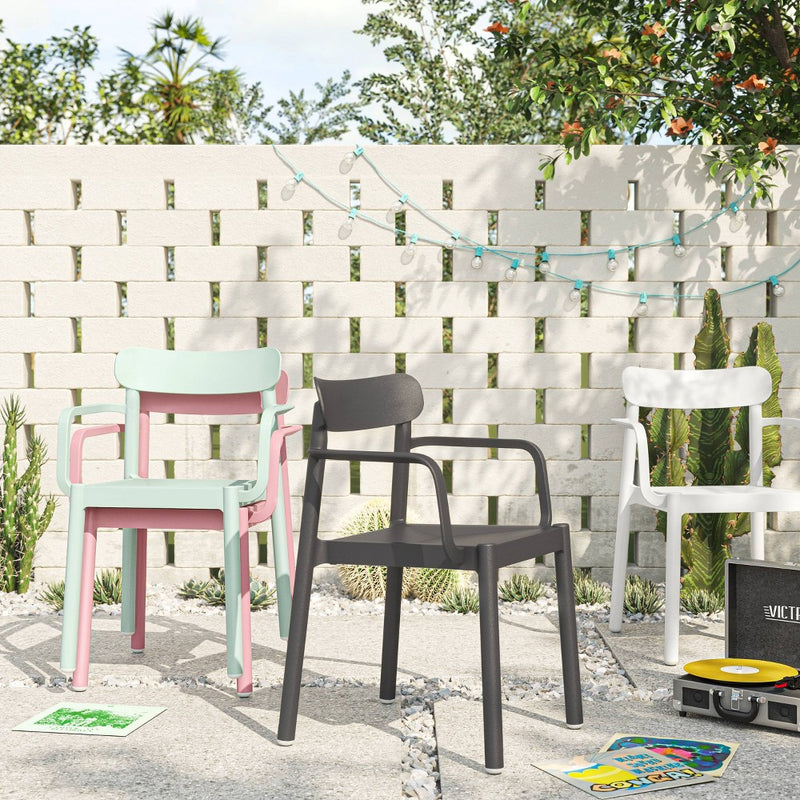 Elba Patio Armchair - Black - Room Essentials™ (LOCAL PICKUP ONLY)