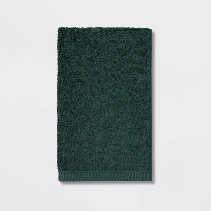 4pk Antimicrobial Bath Towel/Hand Towel Set Dark Green - Room Essentials™
