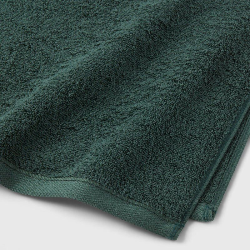 4pk Antimicrobial Bath Towel/Hand Towel Set Dark Green - Room Essentials™
