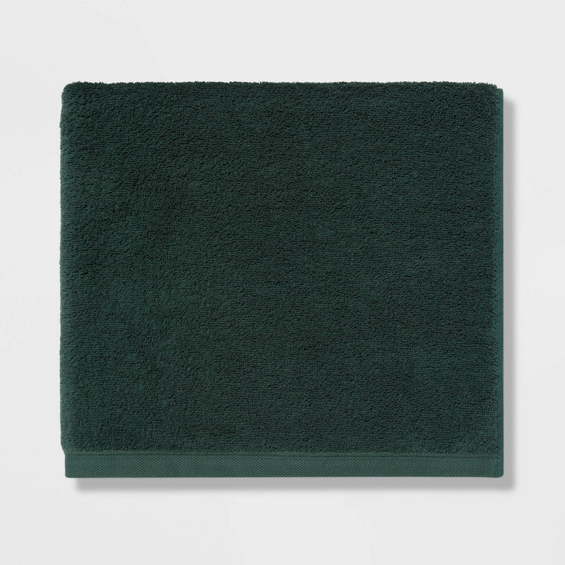 4pk Antimicrobial Bath Towel/Hand Towel Set Dark Green - Room Essentials™
