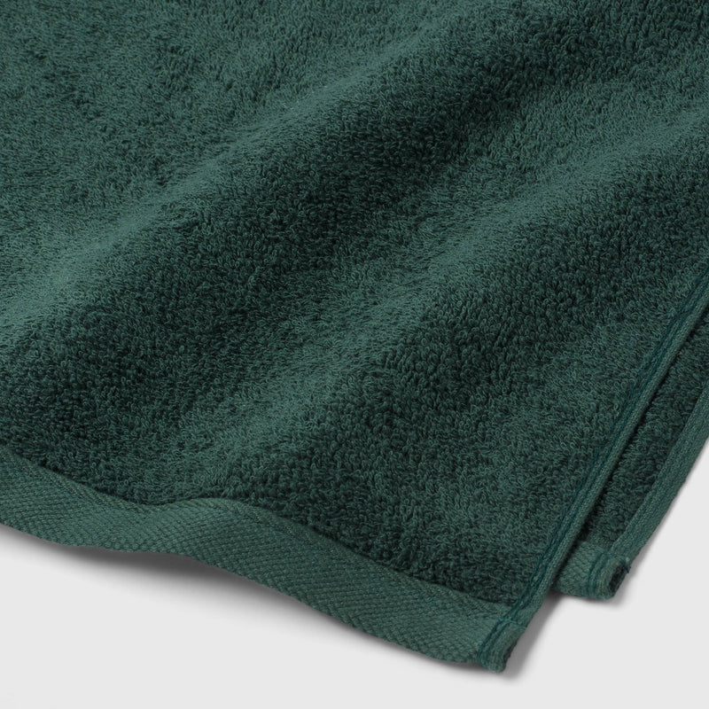 4pk Antimicrobial Bath Towel/Hand Towel Set Dark Green - Room Essentials™