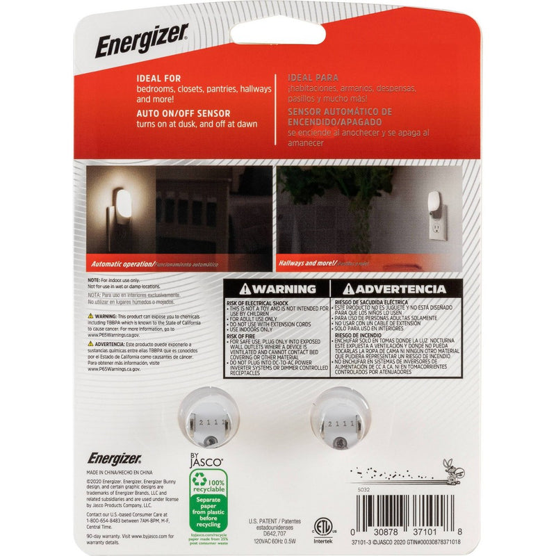 Energizer 2pk LED Automatic Plug In Nightlights