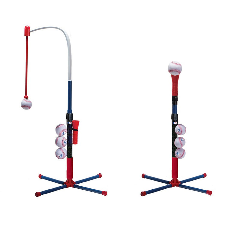 Franklin Sports MLB Playball  2 in 1 Grow With Me Batting Tee