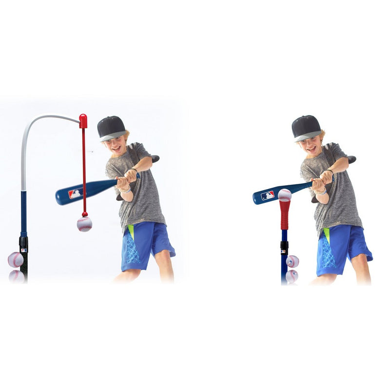 Franklin Sports MLB Playball  2 in 1 Grow With Me Batting Tee