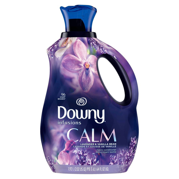Downy Infusions Calm Liquid Fabric Softener - Lavender & Vanilla Scent - 64 fl oz