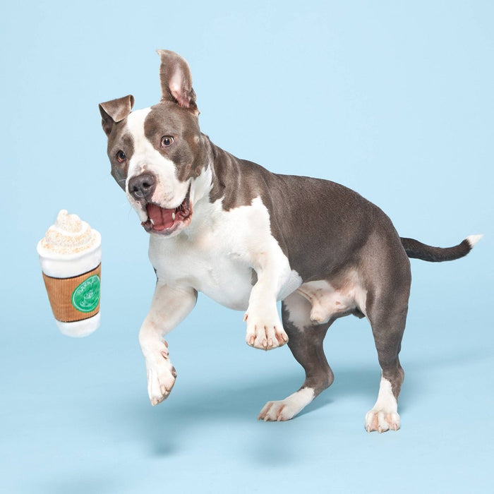 BARK Bark Brew Coffee Cup Dog Toy