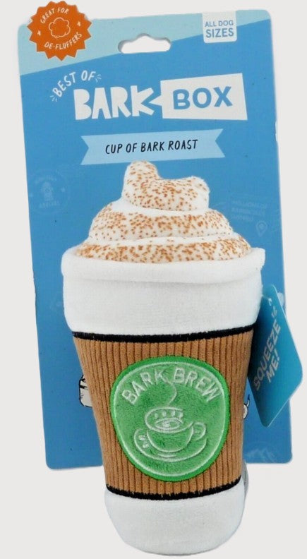 BARK Bark Brew Coffee Cup Dog Toy