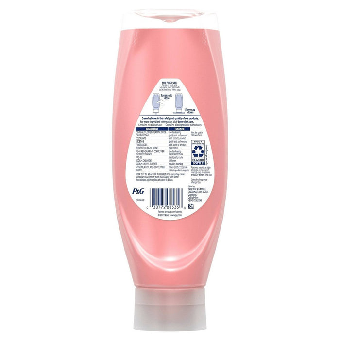 Dawn Gentle Clean EZ-Squeeze Dishwashing Liquid Dish Soap - Pomegranate & Rose Water - 24.3 fl oz